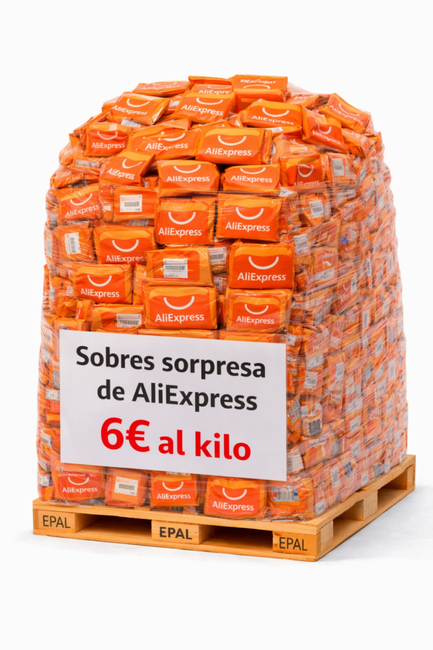 Pallet Sobres Sorpresa Aliexpress por Kg