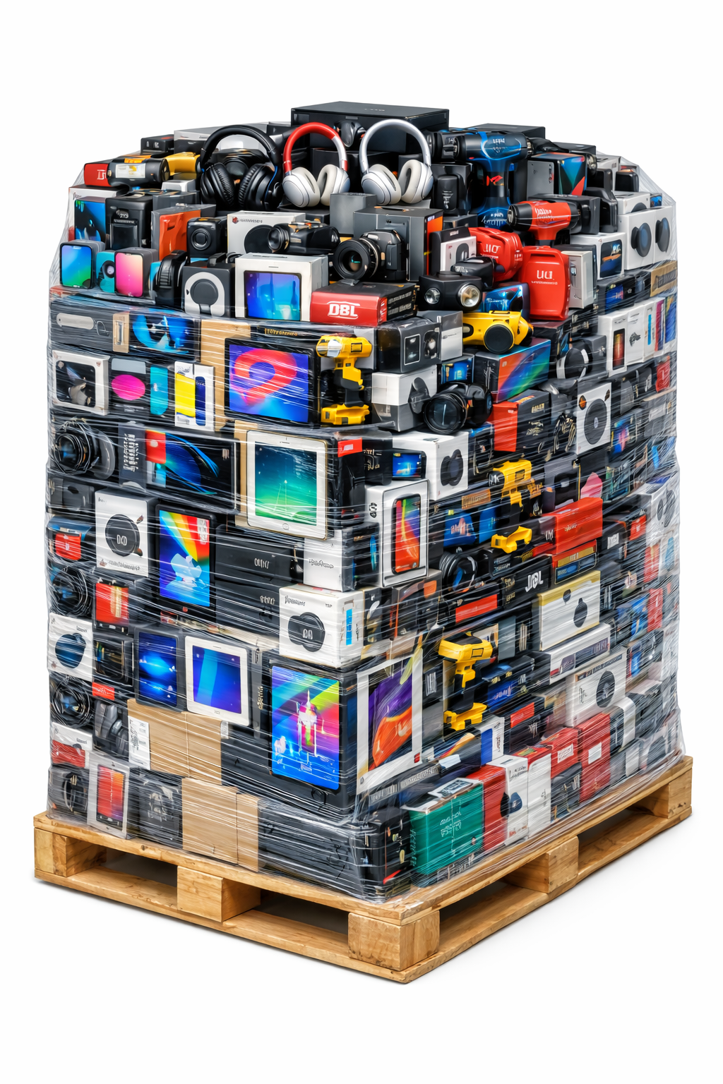 PALLET MIXTO CON ELECTRÓNICA +250 PRODUCTOS