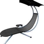 Tumbona de jardín RANSENERS con toldo ajustable y amplia superficie de 195 x 68 cm: cómoda tumbona flotante para una relajación total en el jardín y el patio.